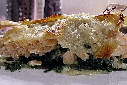 Leichte Spinat-Lachs-Lasagne 17