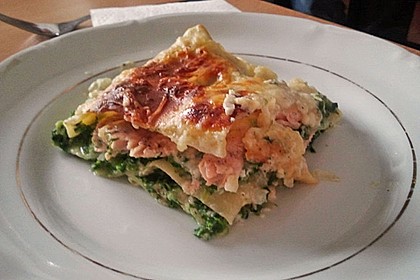 Leichte Spinat-Lachs-Lasagne 22