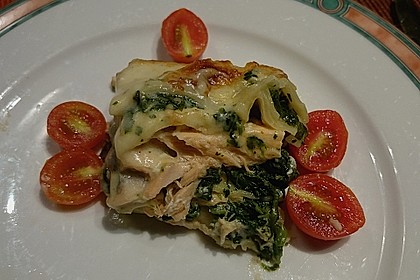 Leichte Spinat-Lachs-Lasagne 11