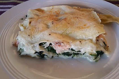 Leichte Spinat-Lachs-Lasagne 24