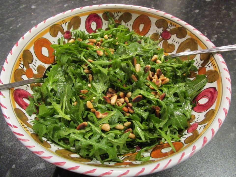 Klassischer Rucola Salat