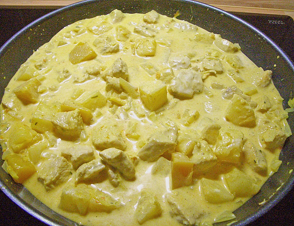 Putencurry mit Ananas und Mango von riamia | Chefkoch.de