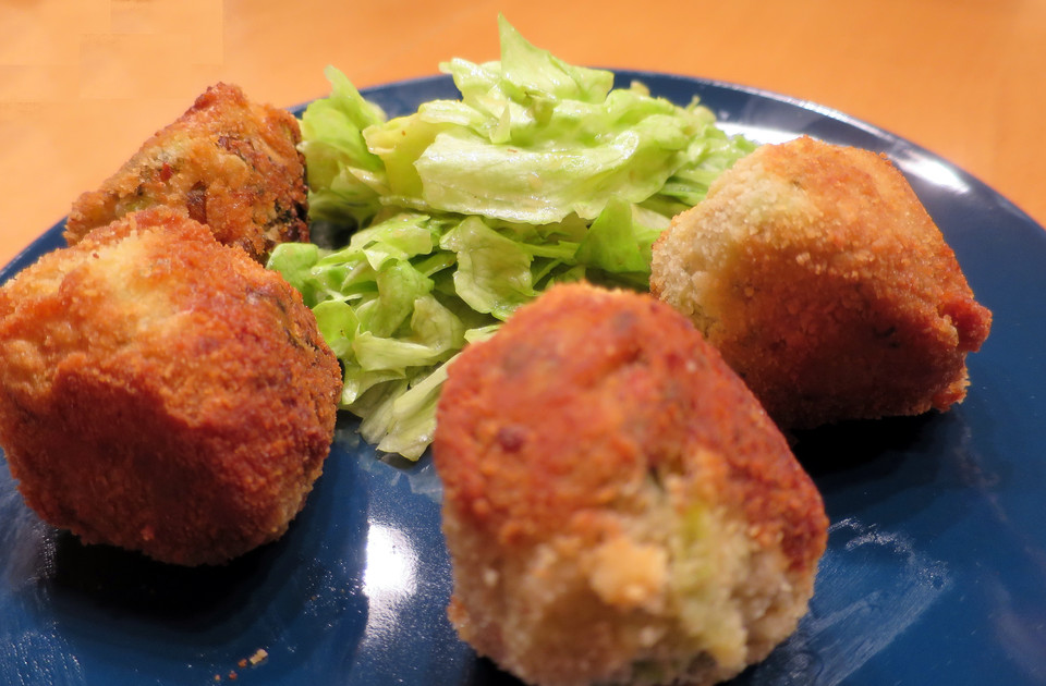 Gebackene Reisknödel von altbaerli | Chefkoch.de