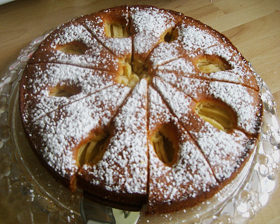 Versunkener Apfelkuchen Mit Guss Von Leandra85 Chefkochde