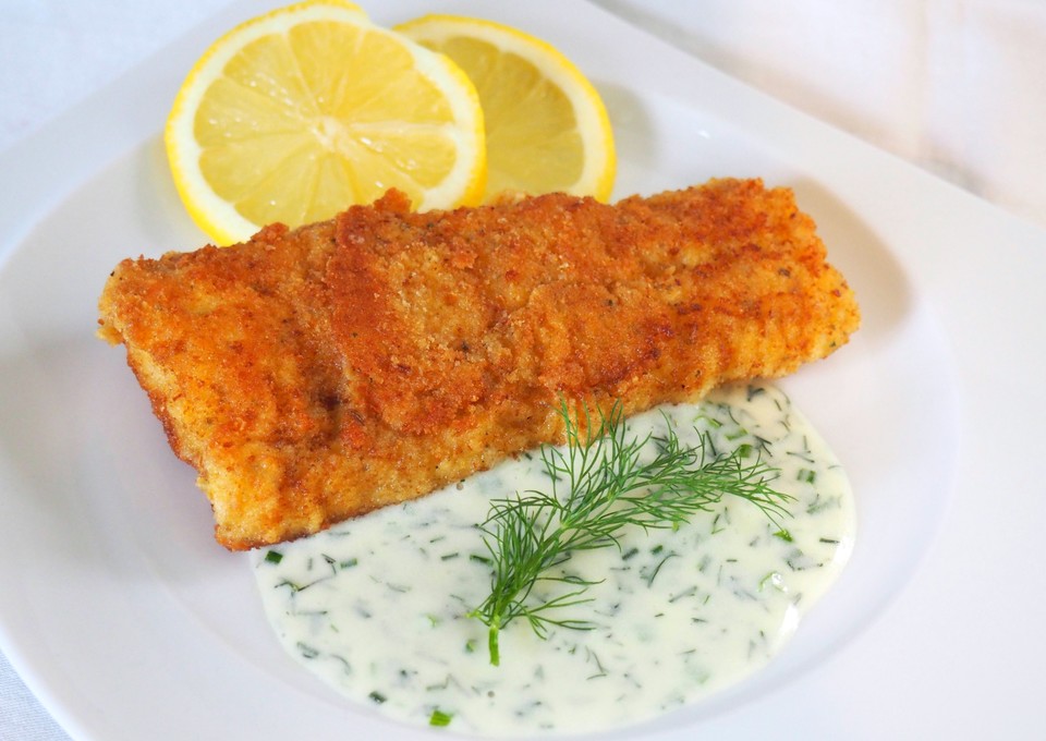 Dill - Sahne - Soße zu gebratenem Fisch von sweetandjuicy | Chefkoch.de