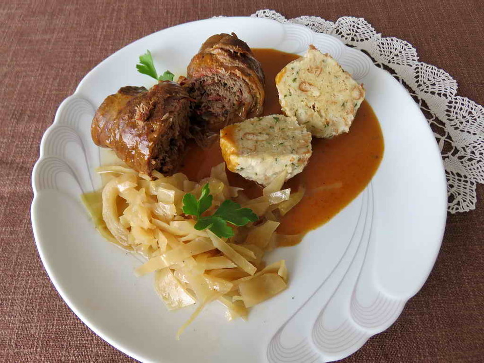 Rinderrouladen mit Knödel von seppundberta | Chefkoch.de