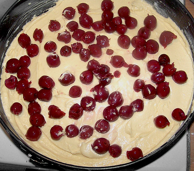 Versunkener Kirschkuchen Mit Pudding — Rezepte Suchen