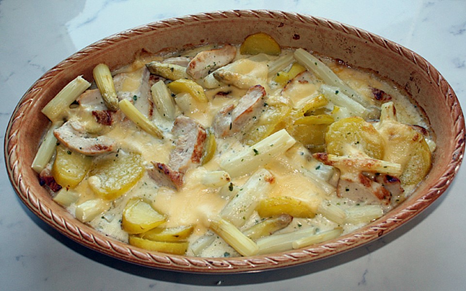 Spargel - Gratin mit Hähnchenfilet von Jeanny01 | Chefkoch.de