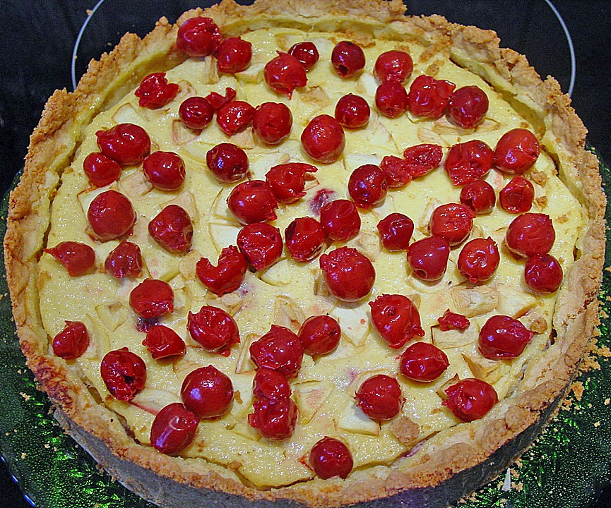 Floo`s Quark - Grieß - Kuchen mit Früchten von floo ...