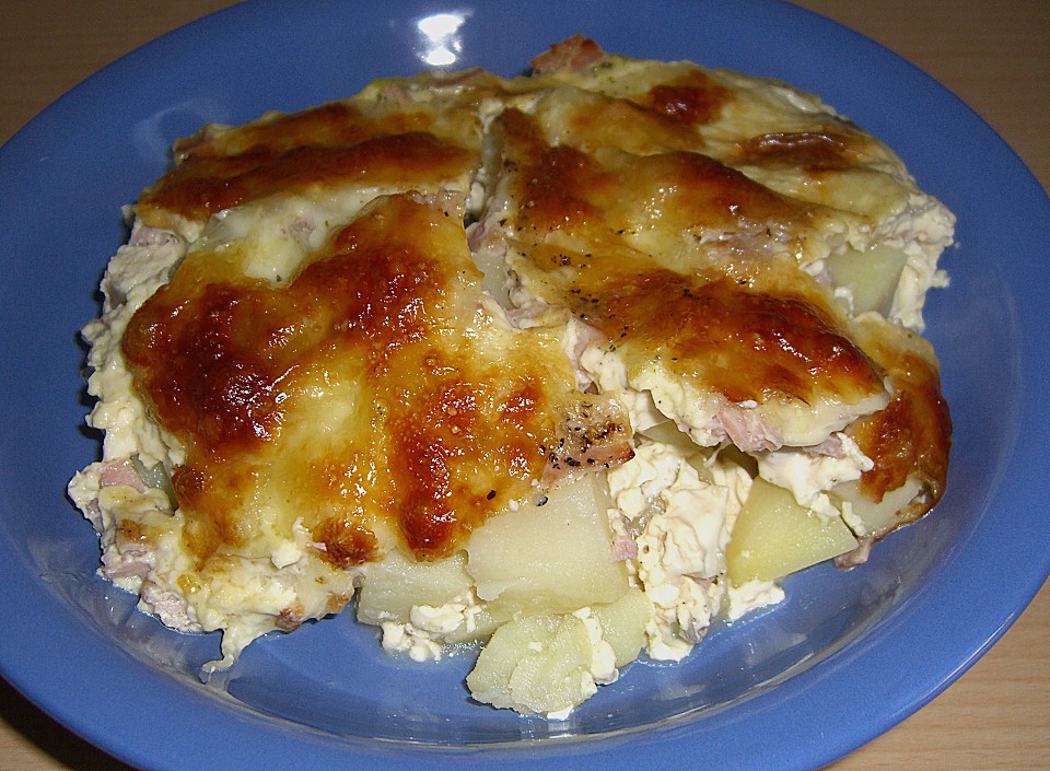 Kartoffelauflauf mit Kochschinken von andreapy | Chefkoch.de