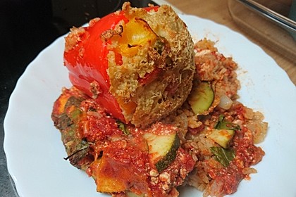 Gefüllte Paprika mit Bulgur 23