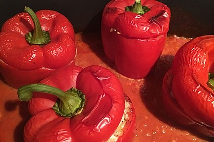 Gefüllte Paprika mit Bulgur 19