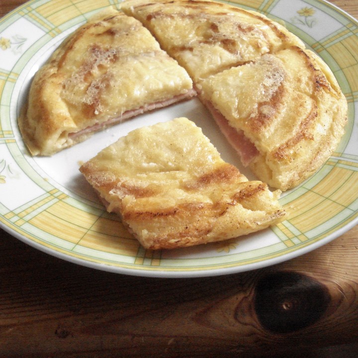 Deftige Pfannkuchen mit Schinken und Käse von joni29 | Chefkoch.de