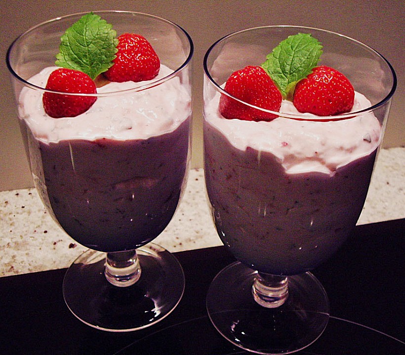 Erdbeer - Schokoladen - Dessert von romanasylvia | Chefkoch.de