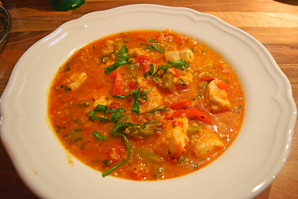 italienische fischsuppe tomates et courgettes
