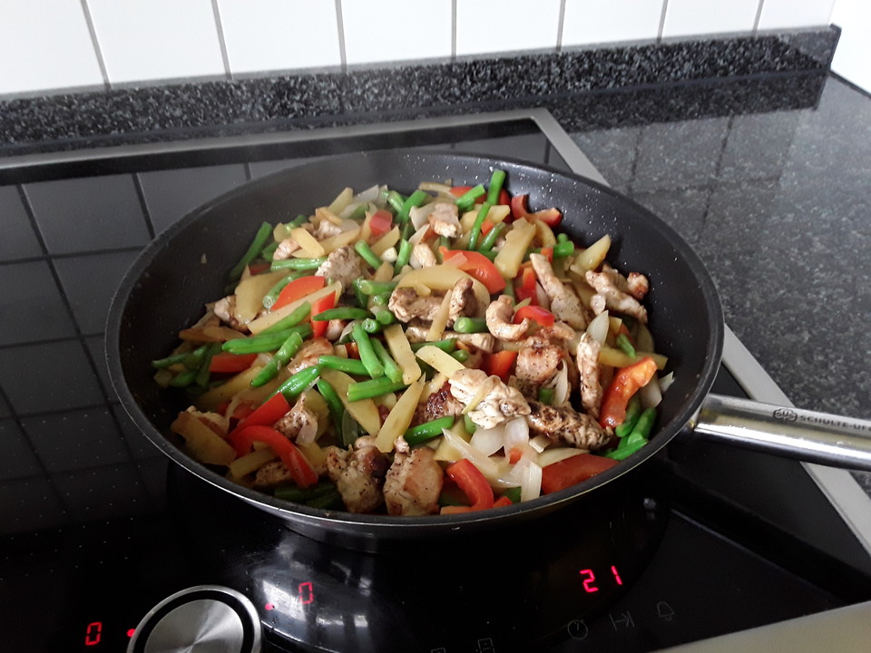 Leckere Kartoffel-Hähnchen-Pfanne | Chefkoch.de