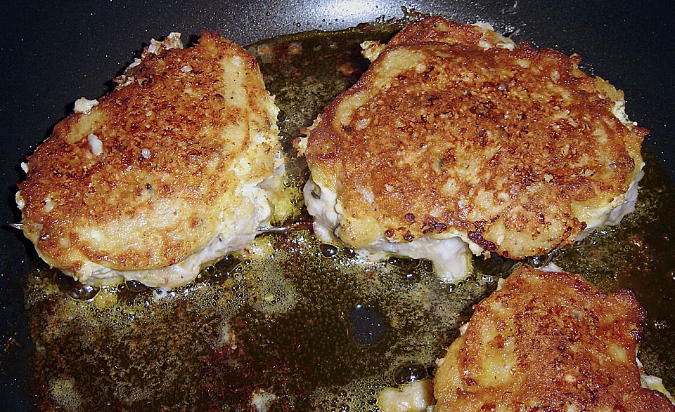 Cordon bleu, gefüllt mit Parmaschinken und Gorgonzola von fantomias ...