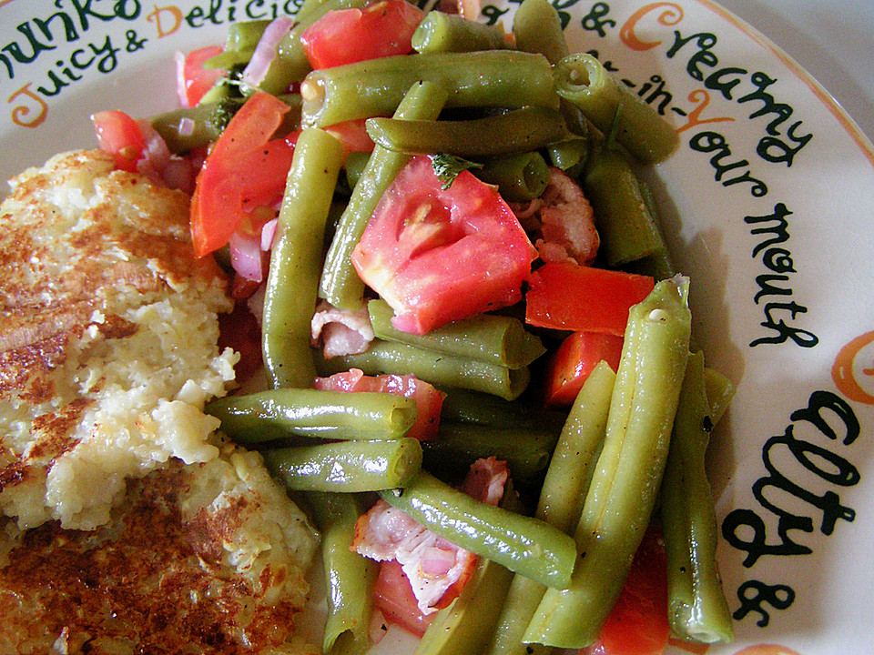 Bohnen - Tomatensalat mit Speck von woodlousy | Chefkoch.de