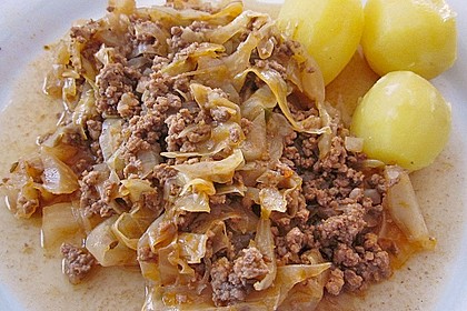 Kohl mit Hack - Eintopf 10