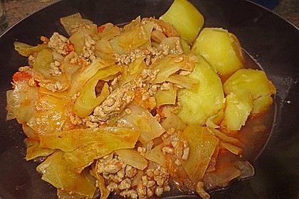 Kohl mit Hack - Eintopf 12