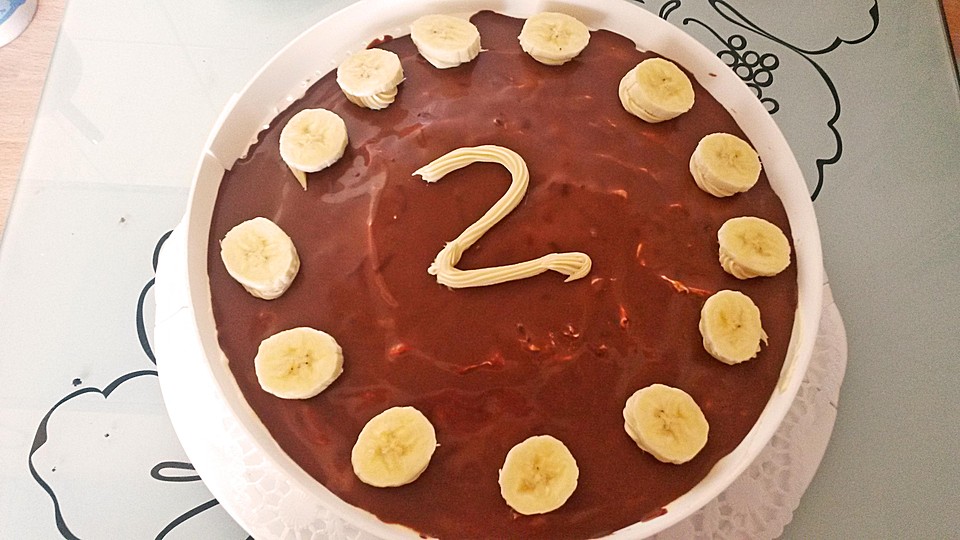 Bananen - Sahne - Schoko - Torte von Tabbi | Chefkoch.de