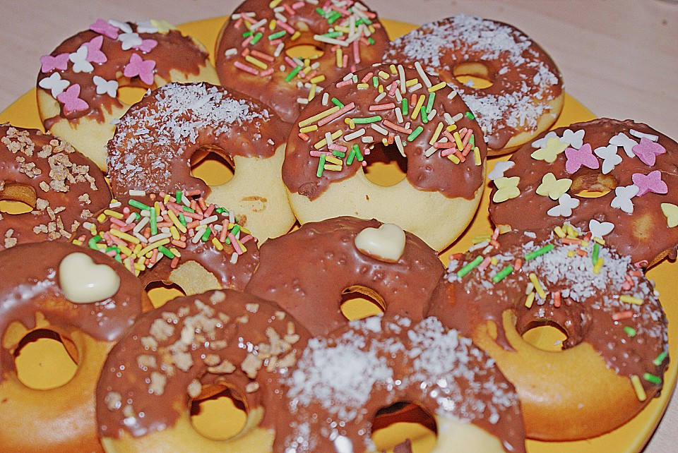 Donuts fürs Backblech - Ein schmackhaftes Rezept | Chefkoch.de