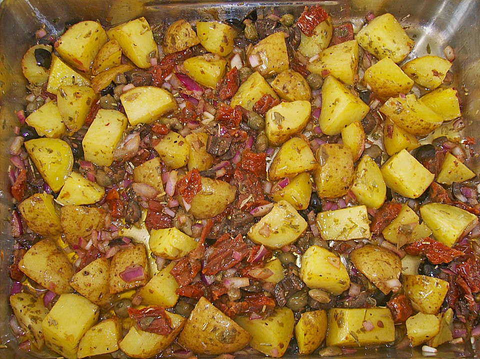 Salat Mit Gebratenen Kartoffeln Von Rfranzen | Chefkoch.de