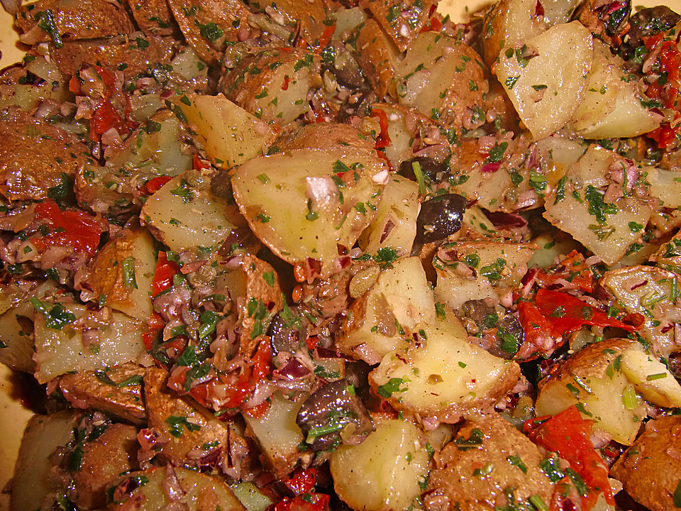 Salat Mit Gebratenen Kartoffeln Von Rfranzen | Chefkoch.de