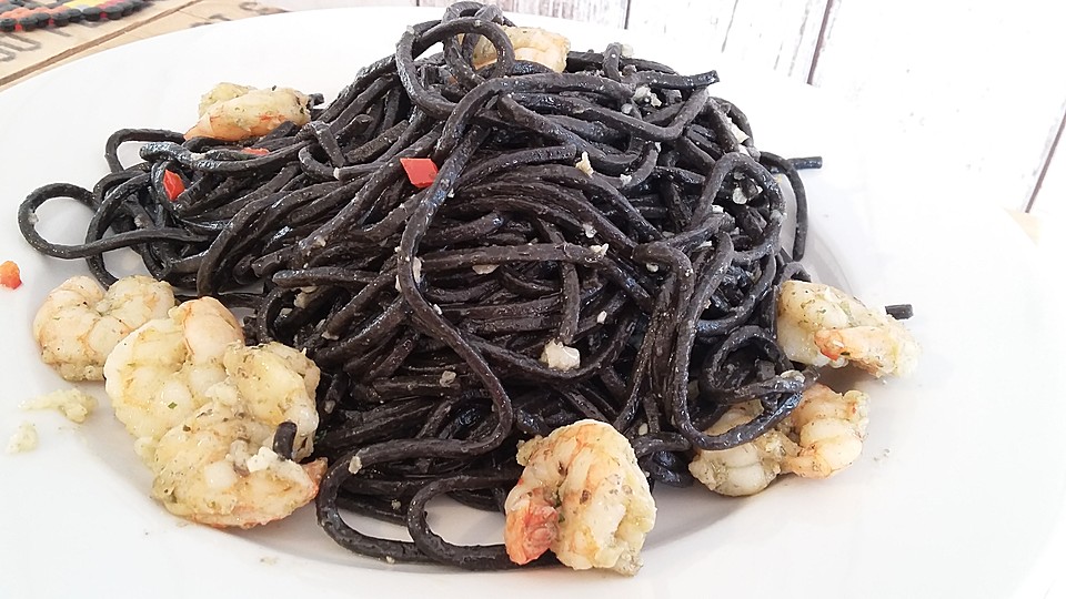 Nudeln mit Scampi von simone2 | Chefkoch.de