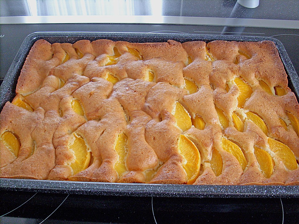 Pfirsich - Mandel - Kuchen von simone2 | Chefkoch.de