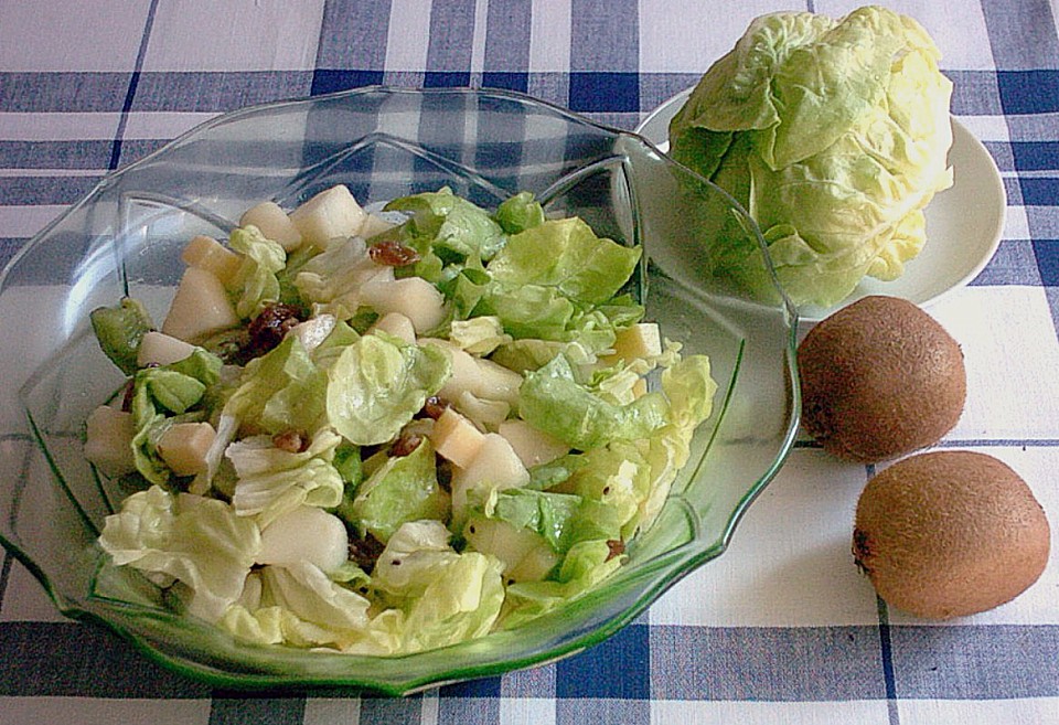Grüner Salat mit Kiwi von igel-123 | Chefkoch.de