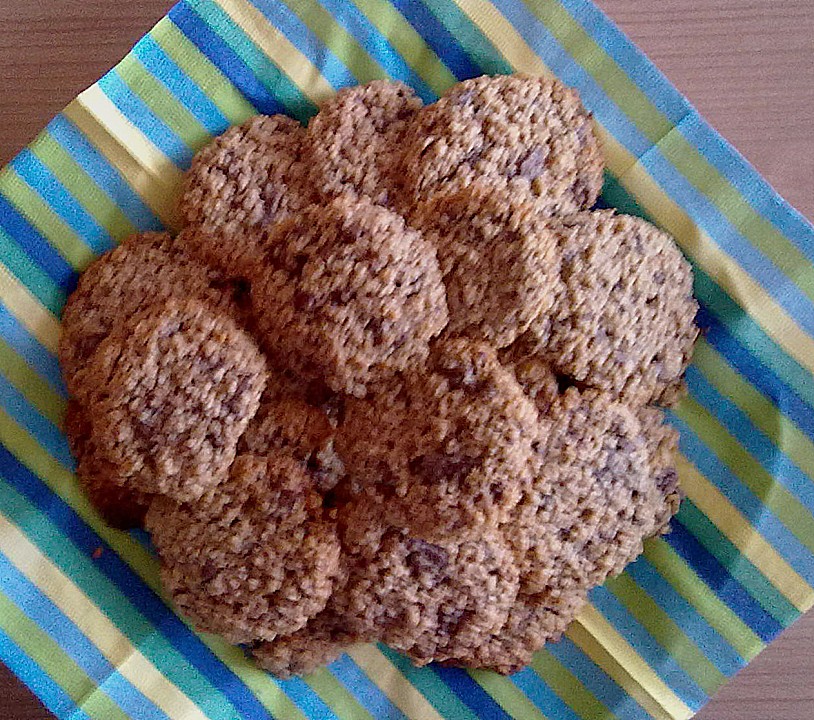 Haferflocken - Schoko - Plätzchen von Jendrik66 | Chefkoch.de