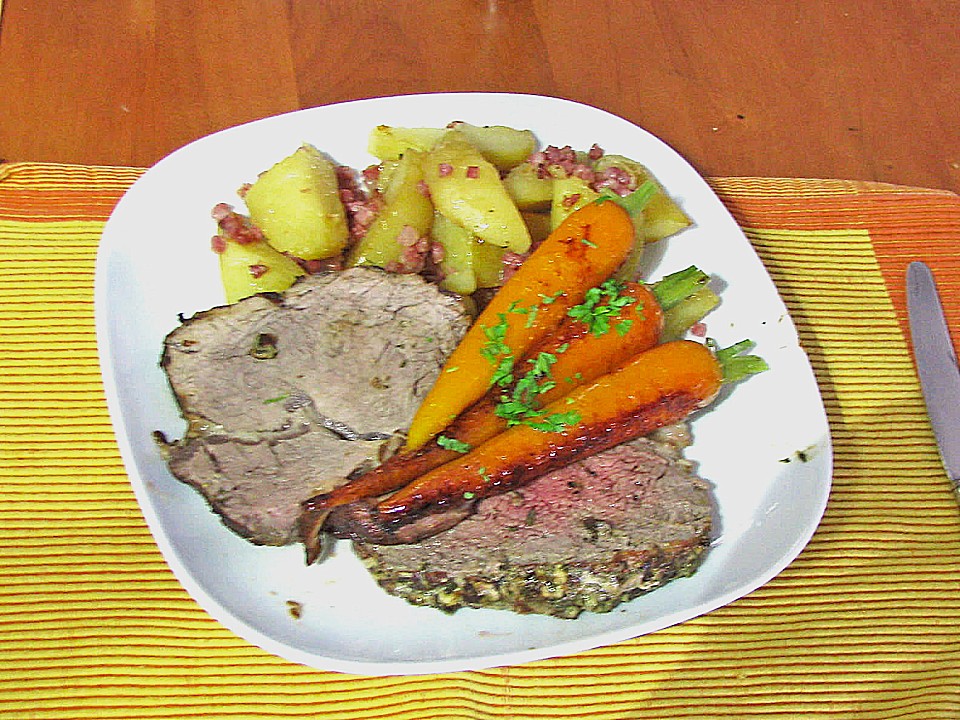 Roastbeef mit Backkartoffeln von propermr | Chefkoch.de