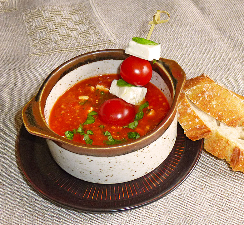 Tomaten - Hirse - Suppe mit Feta von kessichen | Chefkoch.de