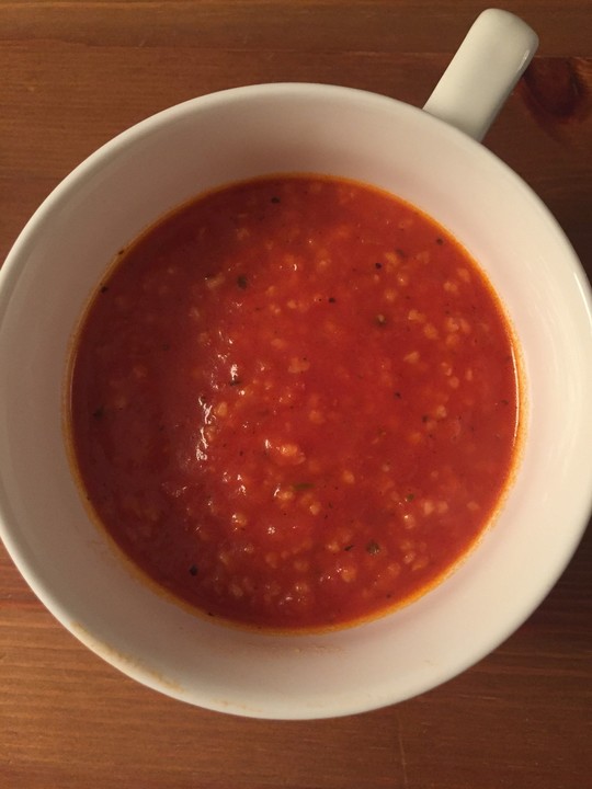 Tomaten - Hirse - Suppe mit Feta von kessichen | Chefkoch.de