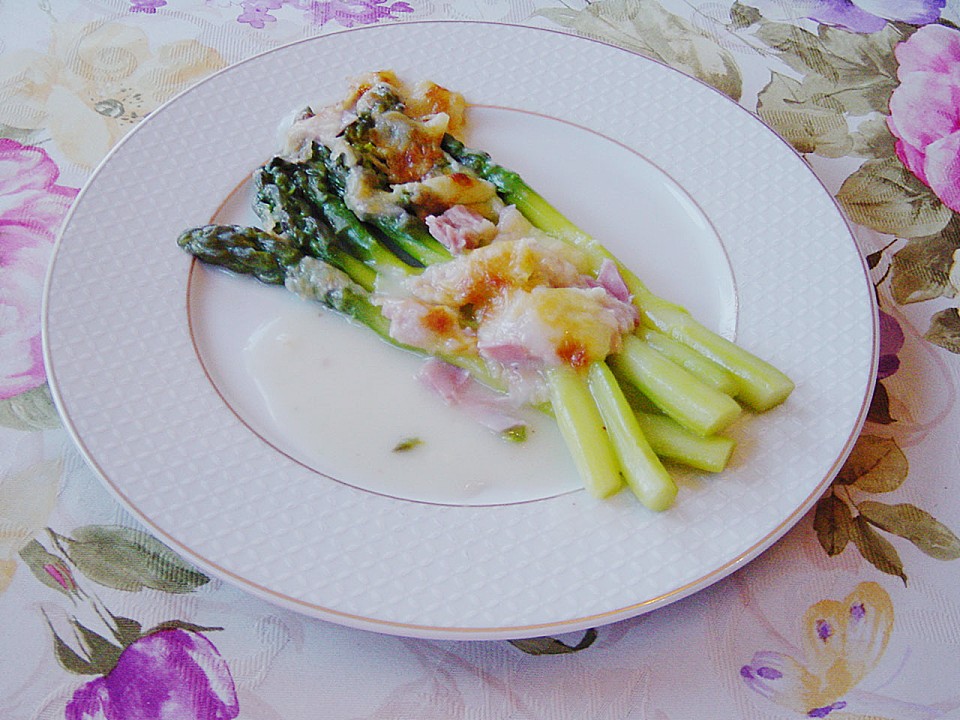Überbackener Spargel im Schinkenmantel von hobbykoechin | Chefkoch.de