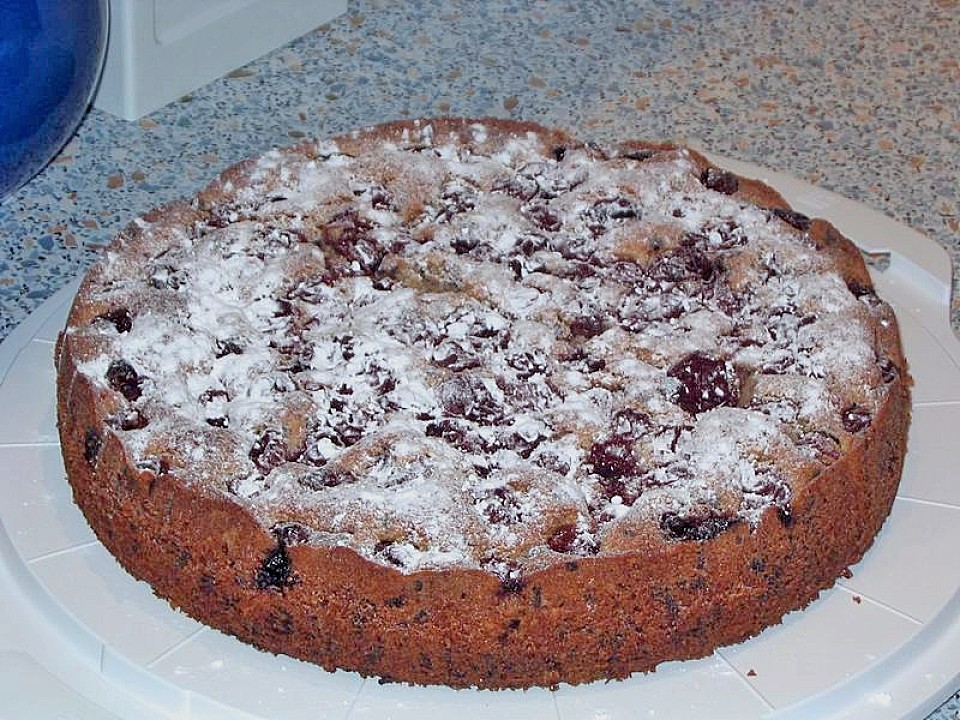 Nusskuchen mit Sauerkirschen von Geris | Chefkoch.de