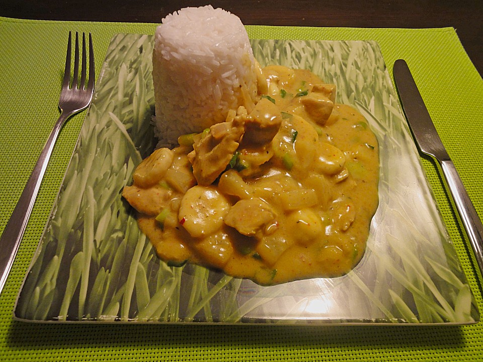 Bananen - Puten - Curry von Pebbles | Chefkoch.de