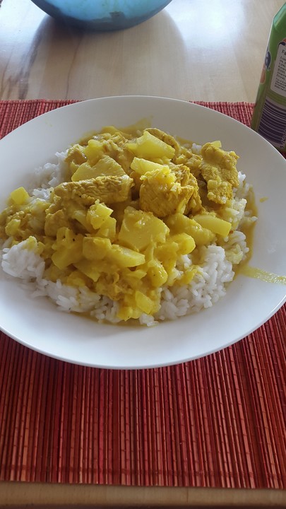 Bananen - Puten - Curry von Pebbles | Chefkoch.de