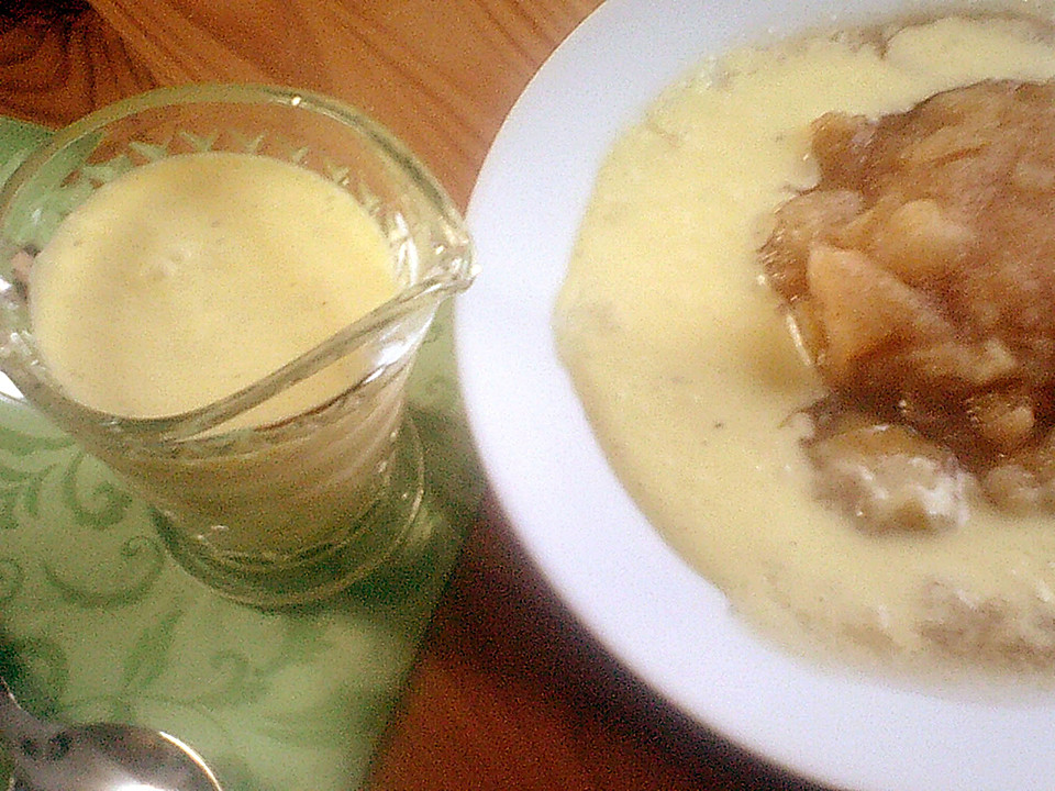 Apfelmus mit Vanillesoße von Bärchenmama | Chefkoch.de