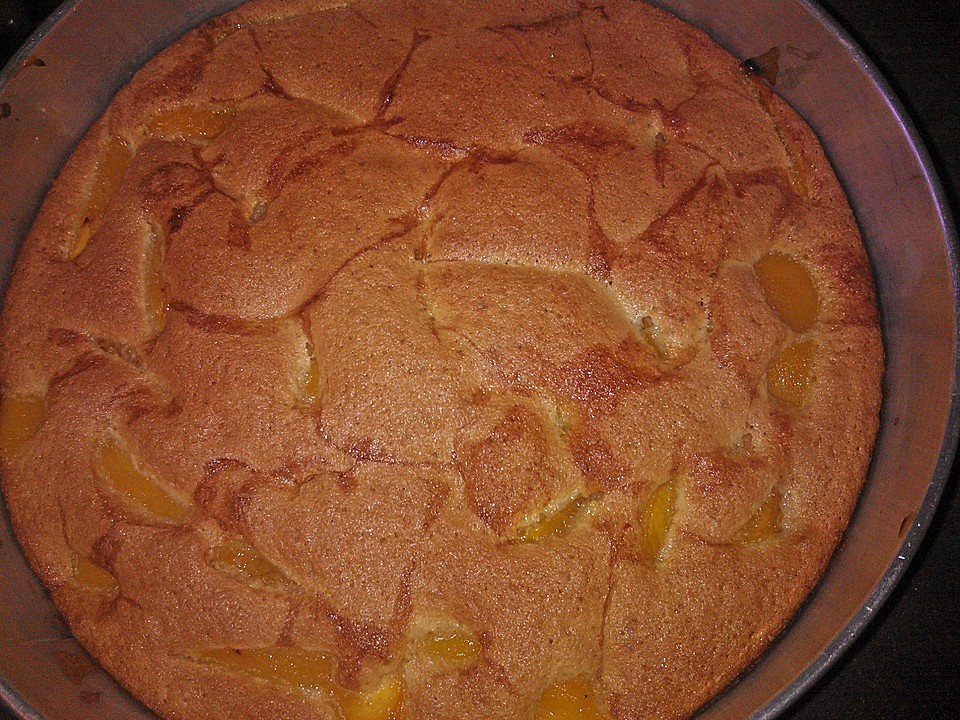 Schnelle Pfirsichtorte von smonie84 | Chefkoch.de