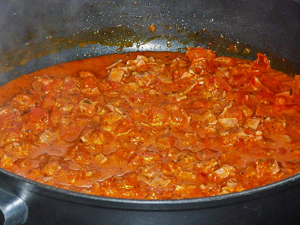 Spaghetti mit Paprika Rahm Sauce von julmul Chefkoch.de