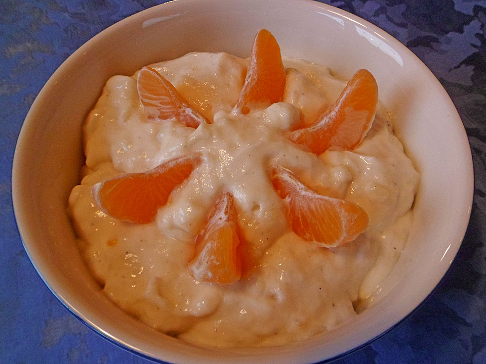 Vanillepudding mit Quark und Obst | Chefkoch.de
