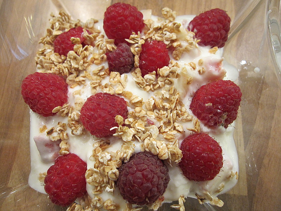 Vanillepudding mit Quark und Obst | Chefkoch.de