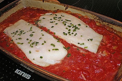 Tomaten - Balsamico Fisch aus dem Ofen 8
