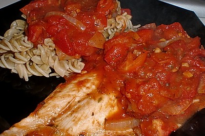 Tomaten - Balsamico Fisch aus dem Ofen 5