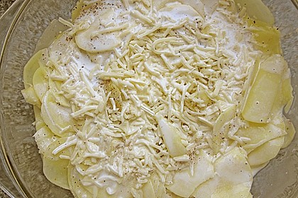Schnelles Kartoffelgratin in der Mikrowelle 4