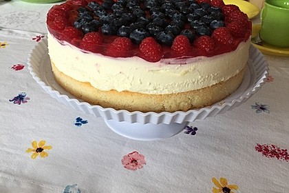 Philadelphia - Torte mit Himbeeren 2
