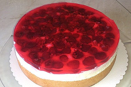 Philadelphia - Torte mit Himbeeren 1