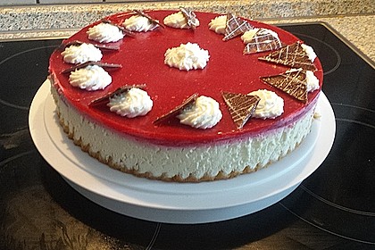 Philadelphia - Torte mit Himbeeren